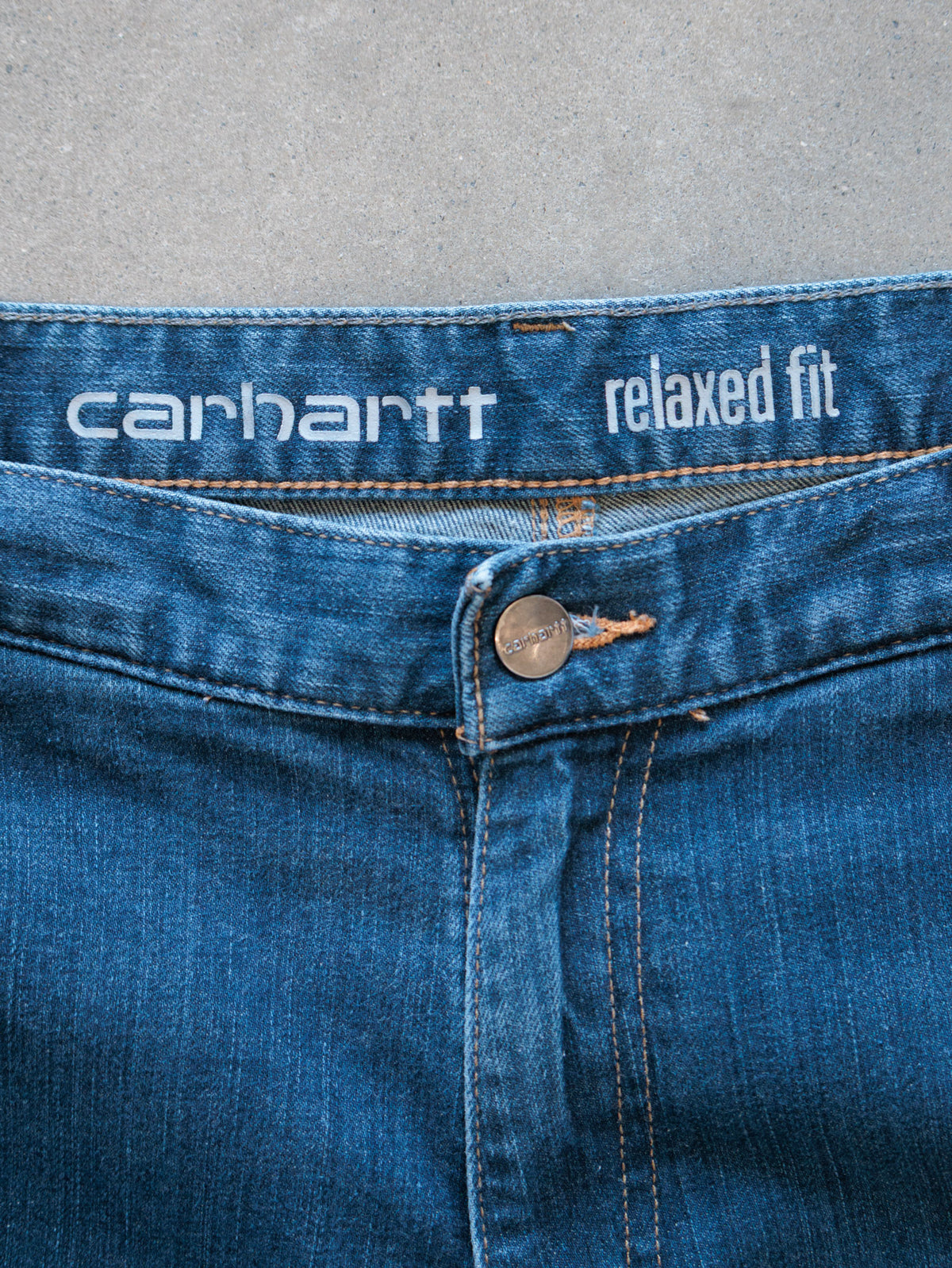 Vintage Blue Carhartt Carpenter Pants (W32)