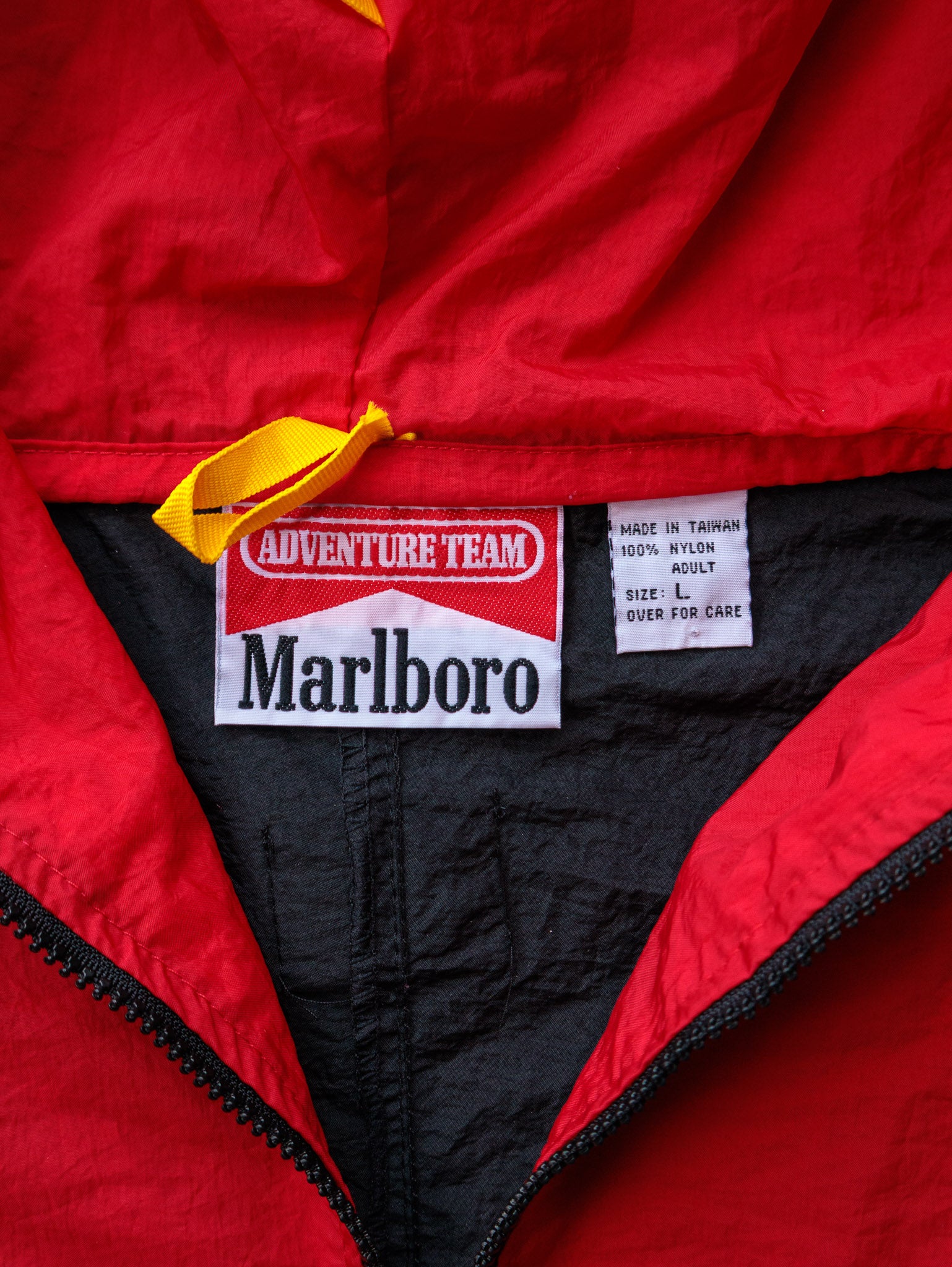 Vintage 90s Red Marlboro Adventure Team Jacket (L)
