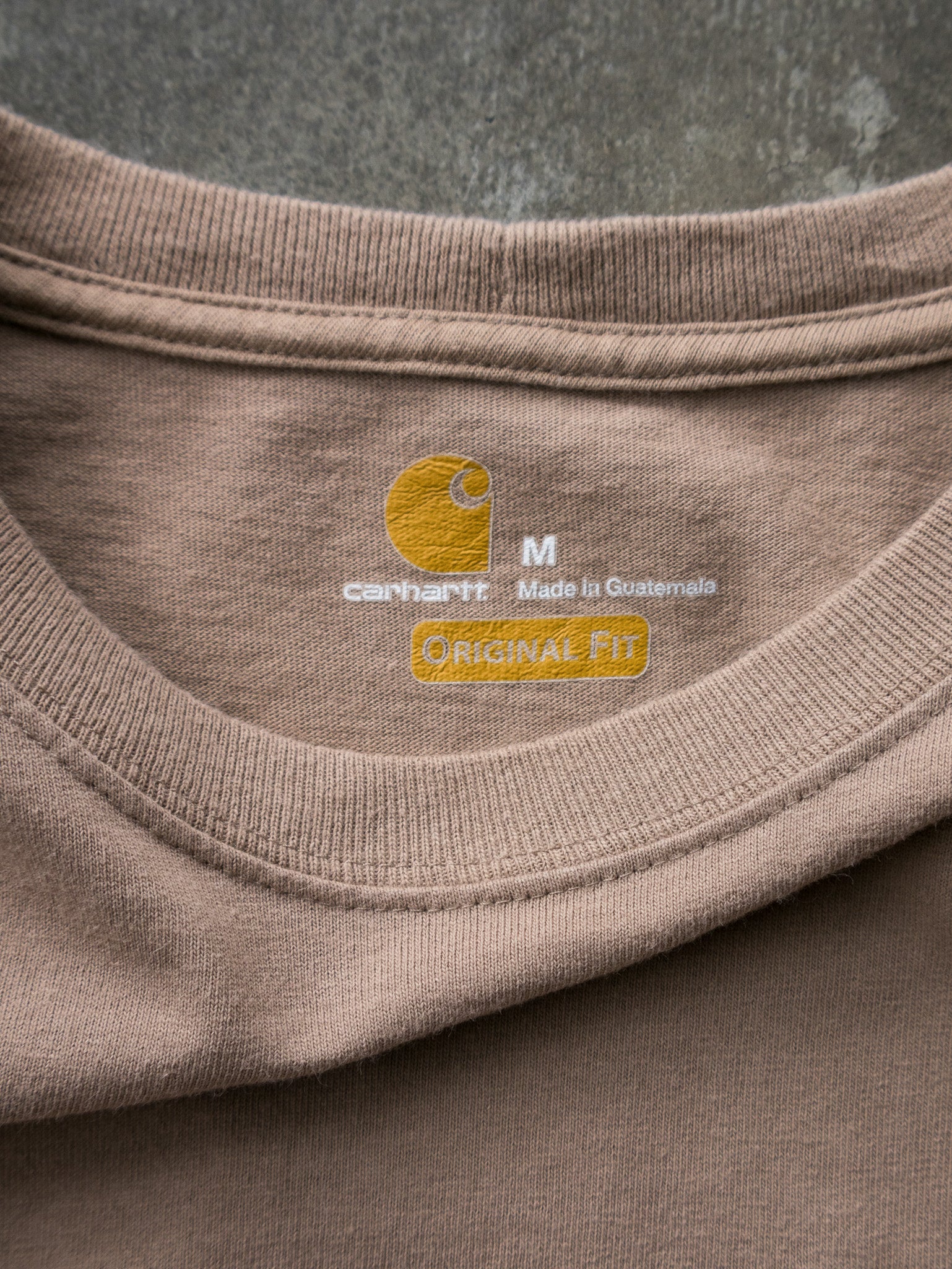 Vintage Tan Carhartt Pocket Tee (M)