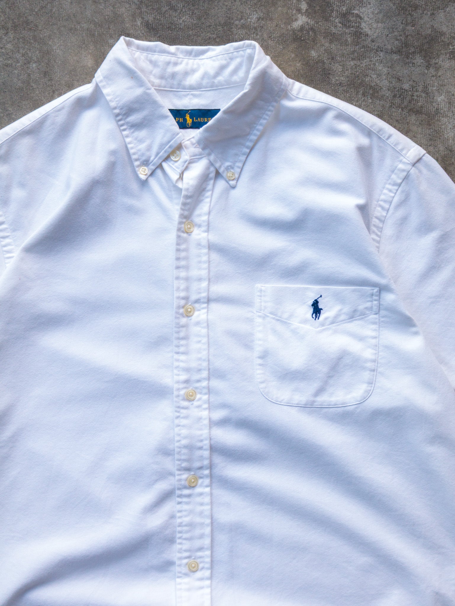 Vintage 90s White Ralph Lauren Shirt (L)