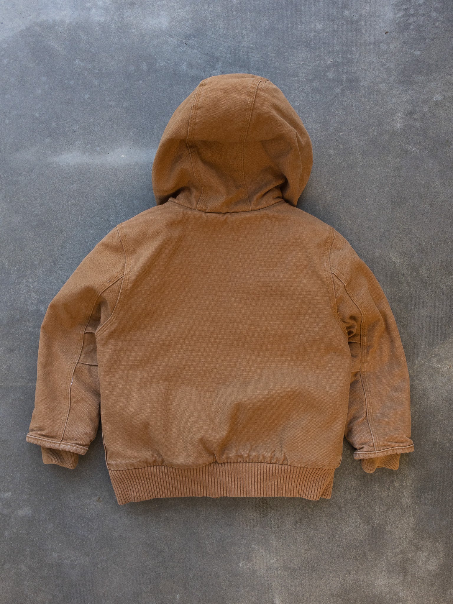 Vintage Brown Carhartt Hooded Jacket (4Y)