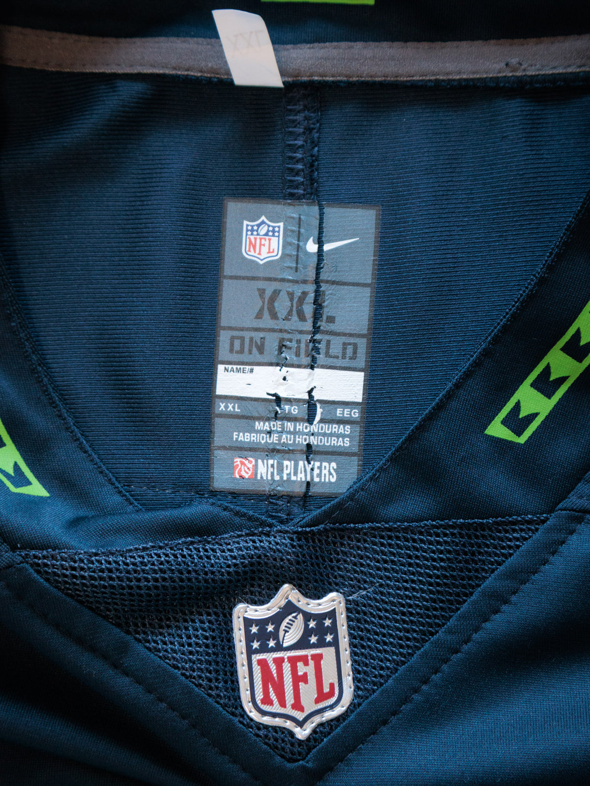 Navy Nike Seattle Seahawks Dickson Jersey (2XL)