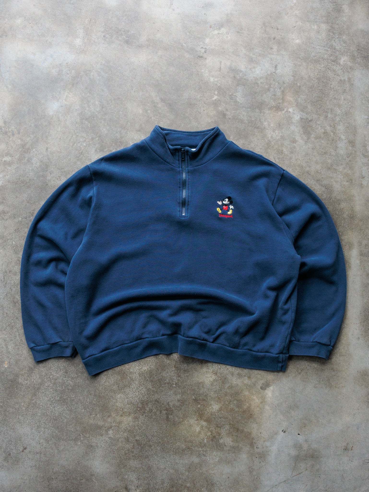 Vintage 00s Disneyland Mickey Mouse Zip Sweatshirt (2XL)