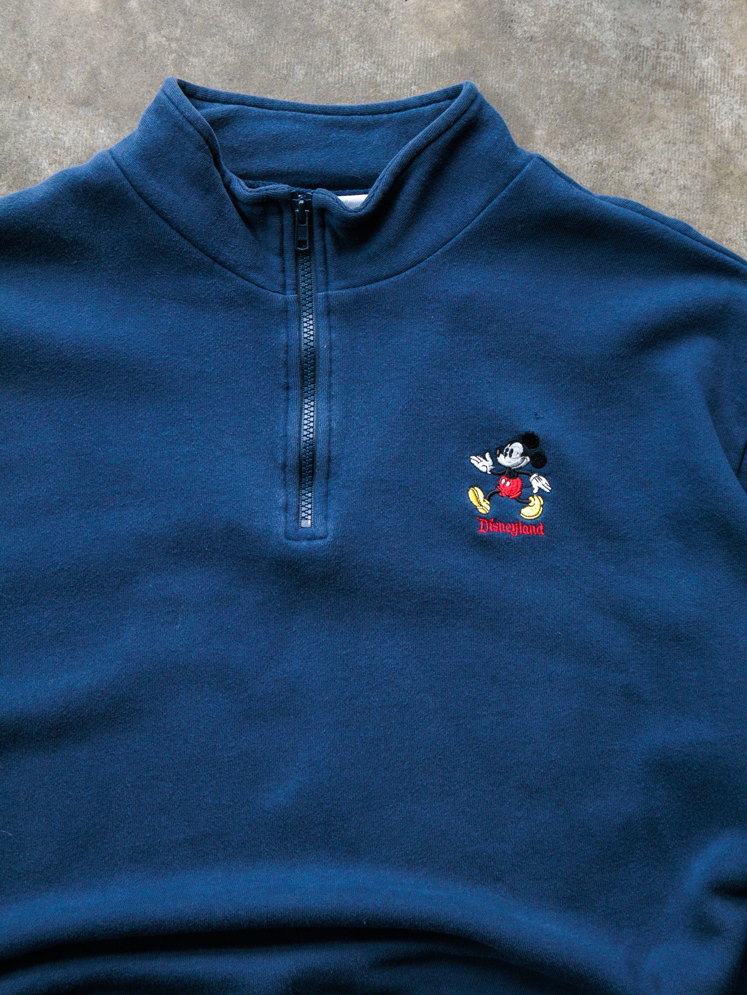 Vintage 00s Disneyland Mickey Mouse Zip Sweatshirt (2XL)