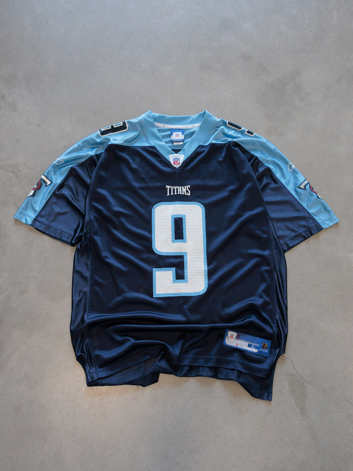 Vintage Navy Reebok Tennessee Titans McNair Jersey (L)
