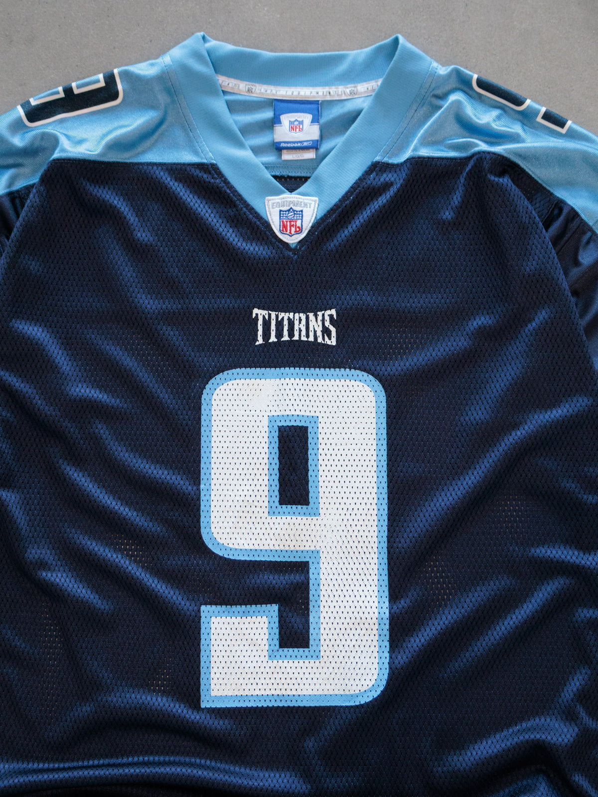 Vintage Navy Reebok Tennessee Titans McNair Jersey (L)
