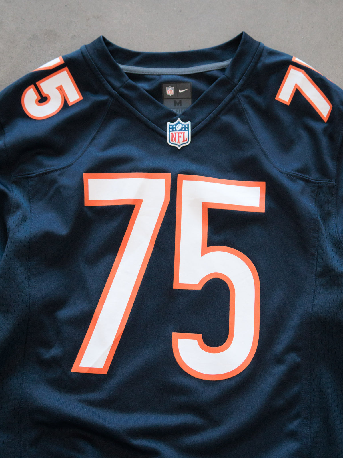 Navy Nike Chicago Bears Long Jersey (M)