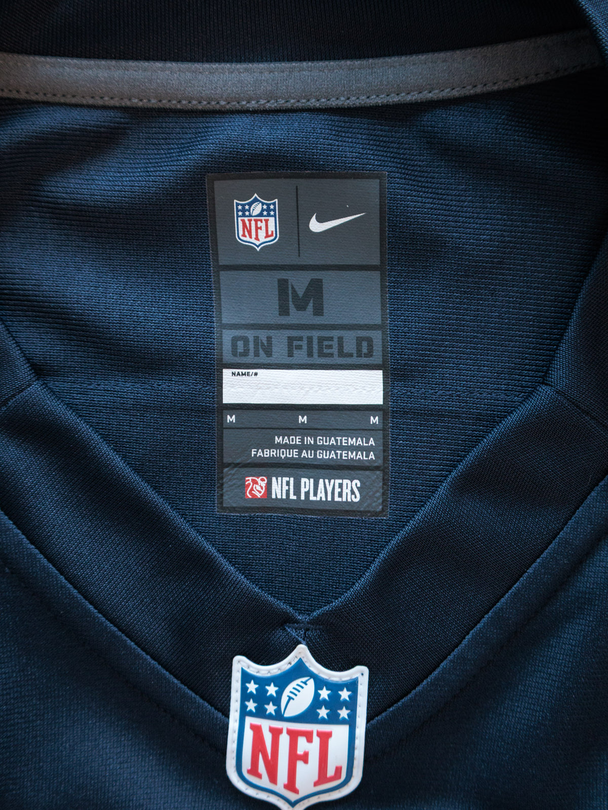 Navy Nike Chicago Bears Long Jersey (M)