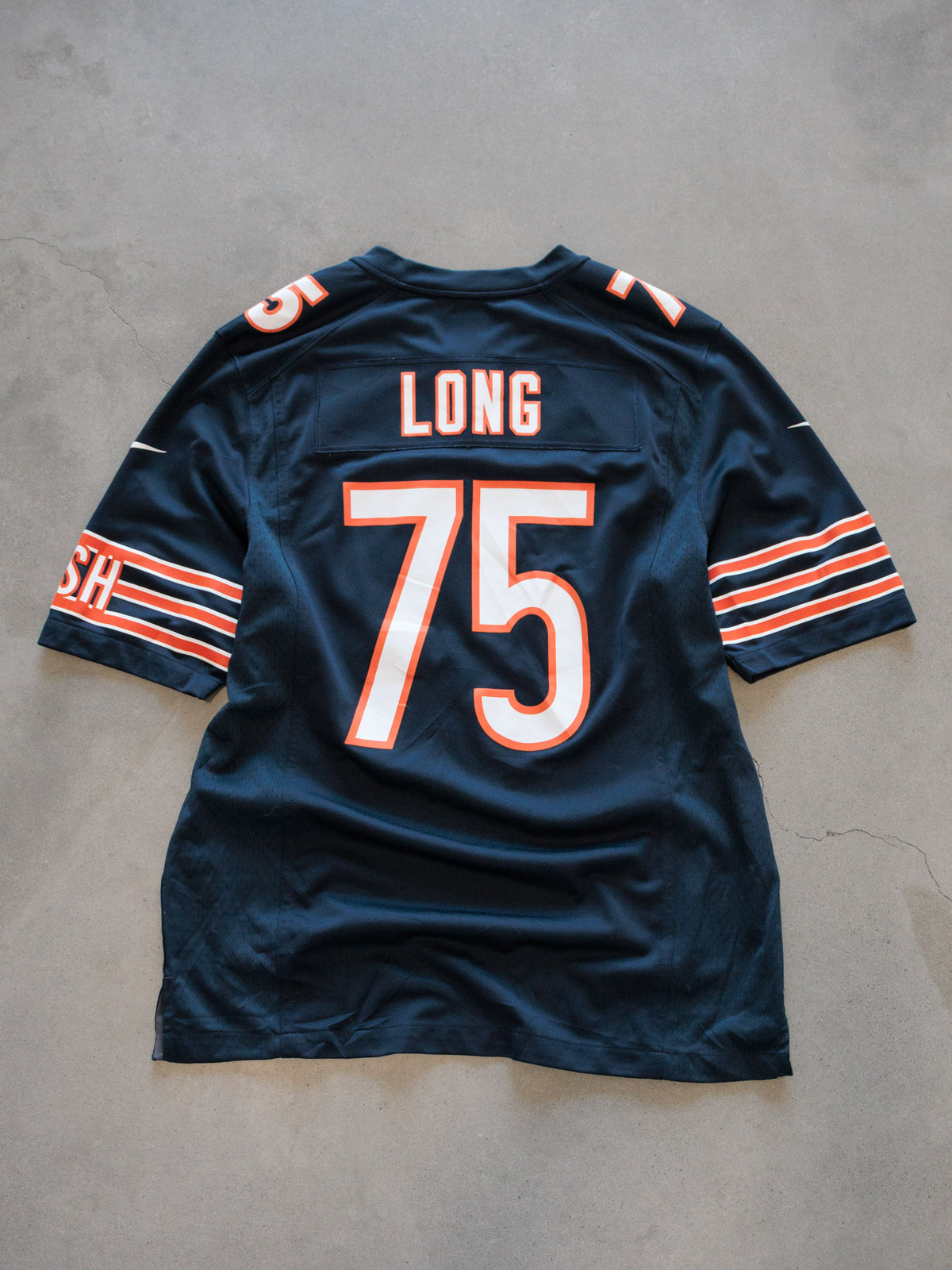 Navy Nike Chicago Bears Long Jersey (M)