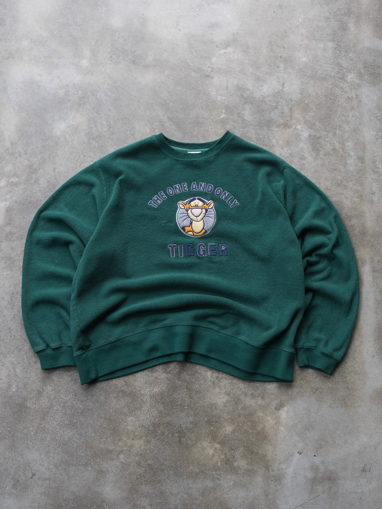 Vintage 00s Disney Tigger Fleece Sweatshirt (XL)