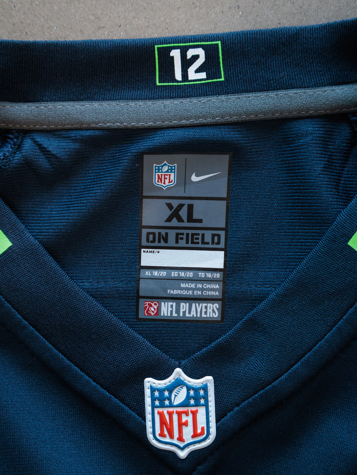 Vintage Navy Nike Seattle Seahawks Robinson Jersey (XL)