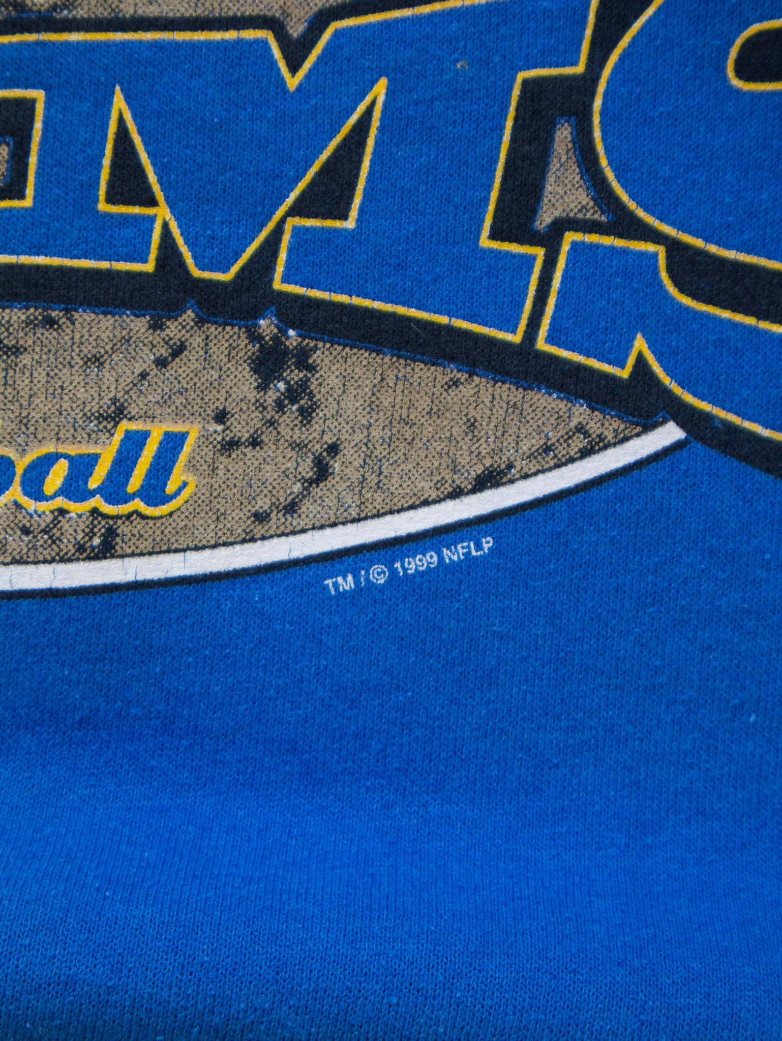 Vintage 1999 Blue St. Louis Rams Sweatshirt (10–12Y)