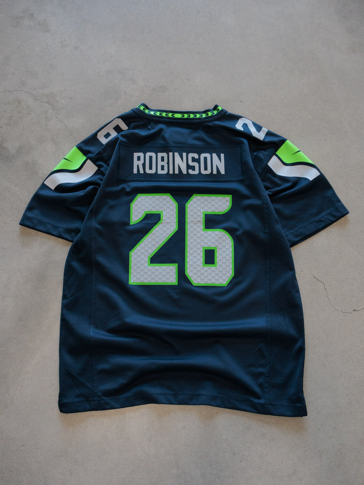Vintage Navy Nike Seattle Seahawks Robinson Jersey (XL)