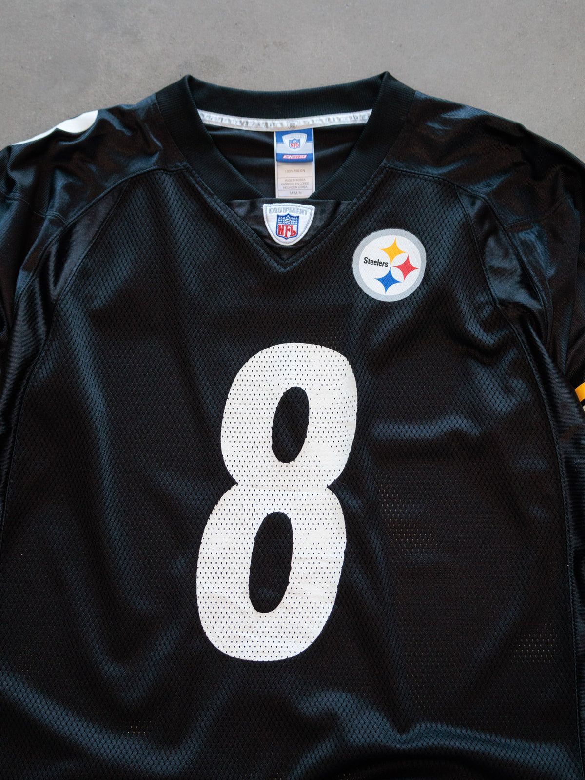 Vintage 00s Black Reebok Pittsburgh Steelers Maddox Jersey (M)