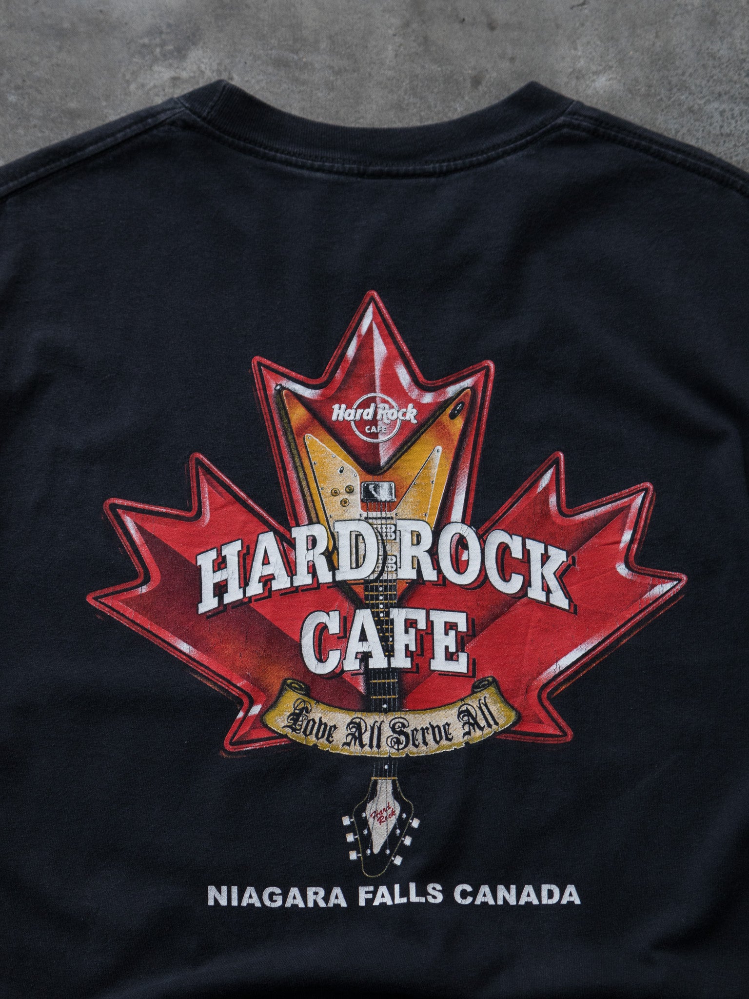 Vintage Black Hard Rock Cafe Niagara Falls Tee (L)