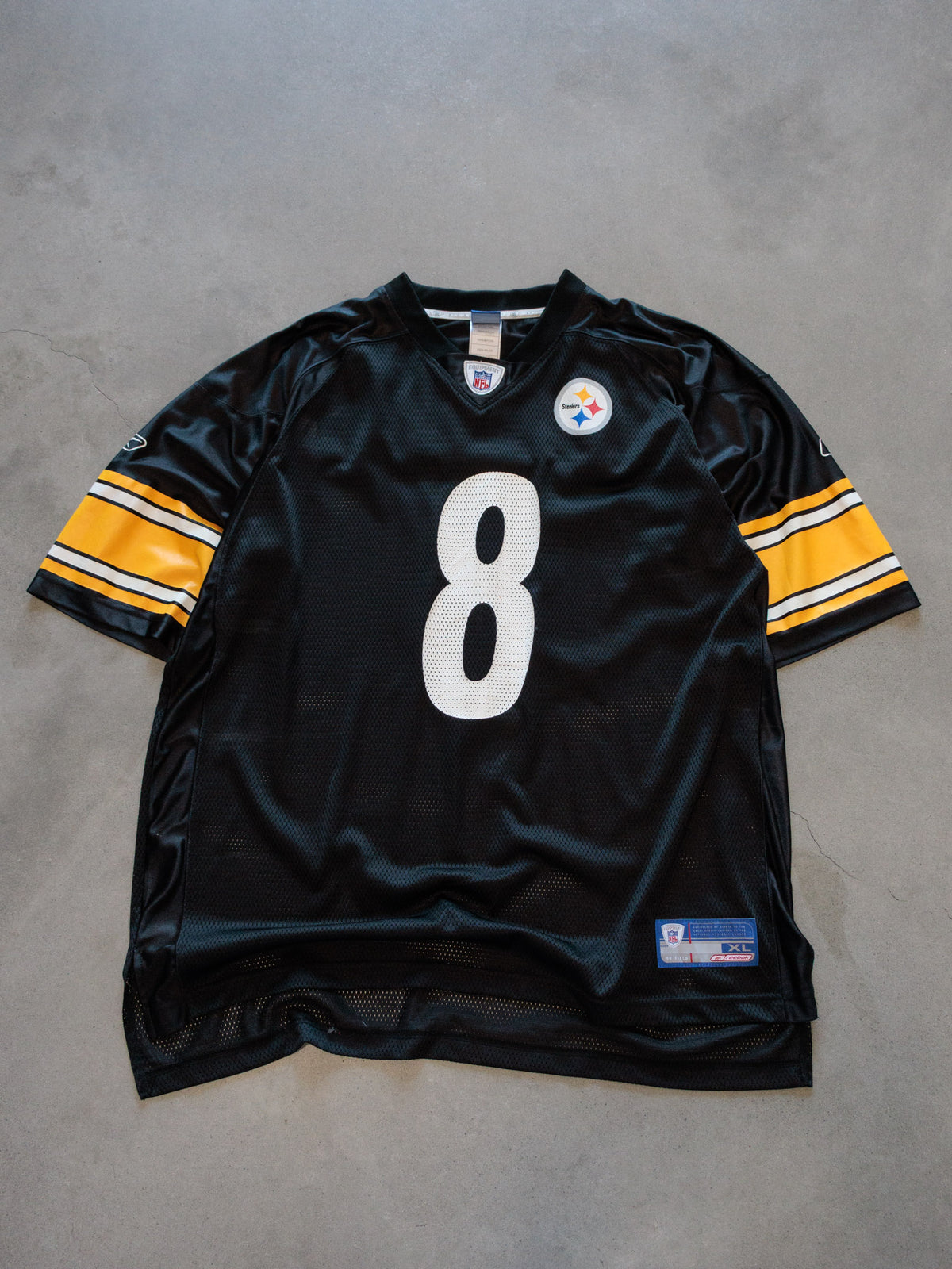 Vintage 00s Black Reebok Pittsburgh Steelers Maddox Jersey (XL)