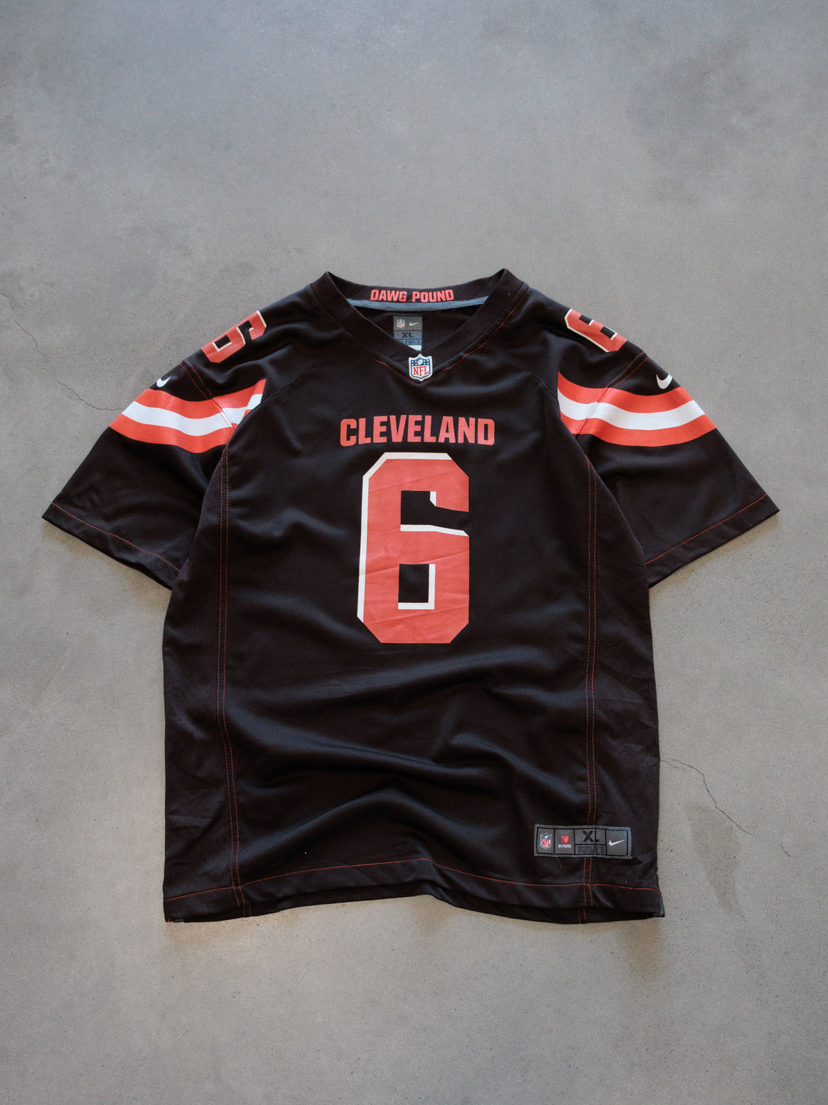 Black Nike Cleveland Browns Mayfield Jersey (XL)