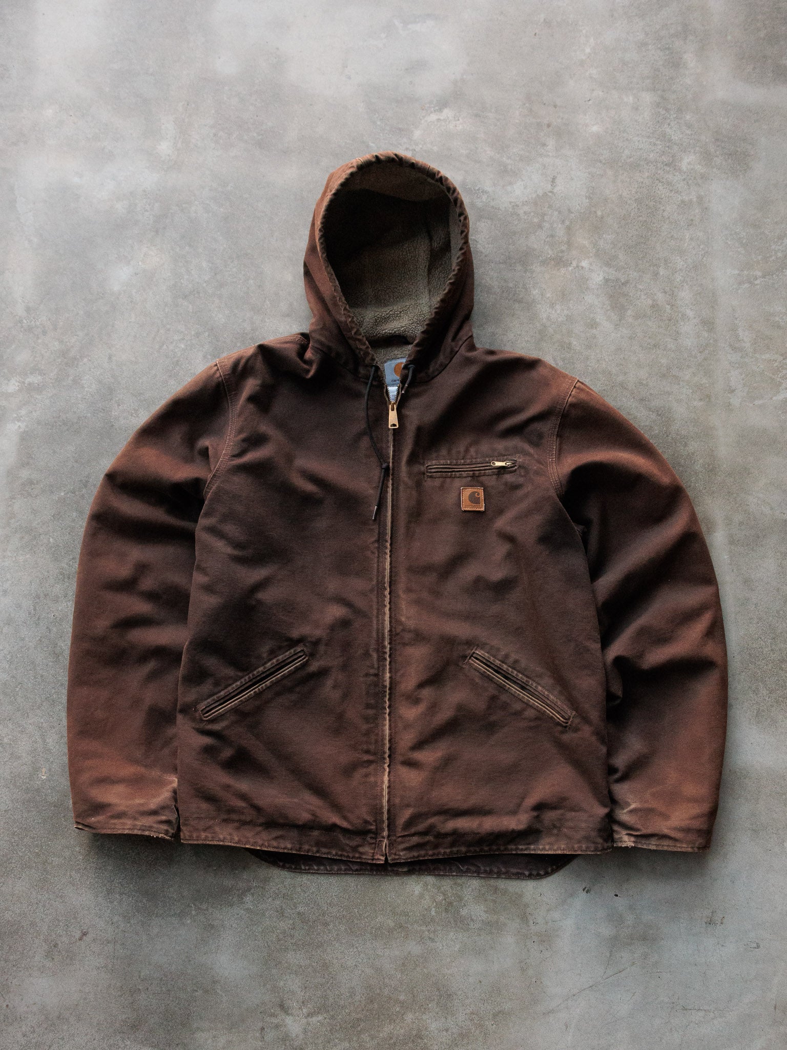Vintage 2009 Carhartt J141 DKB 'Dark Brown' Sierra Jacket (L)