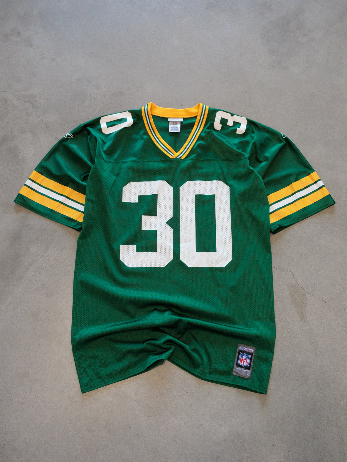 Vintage 00s Reebok Green Bay Packers Green Jersey (L)