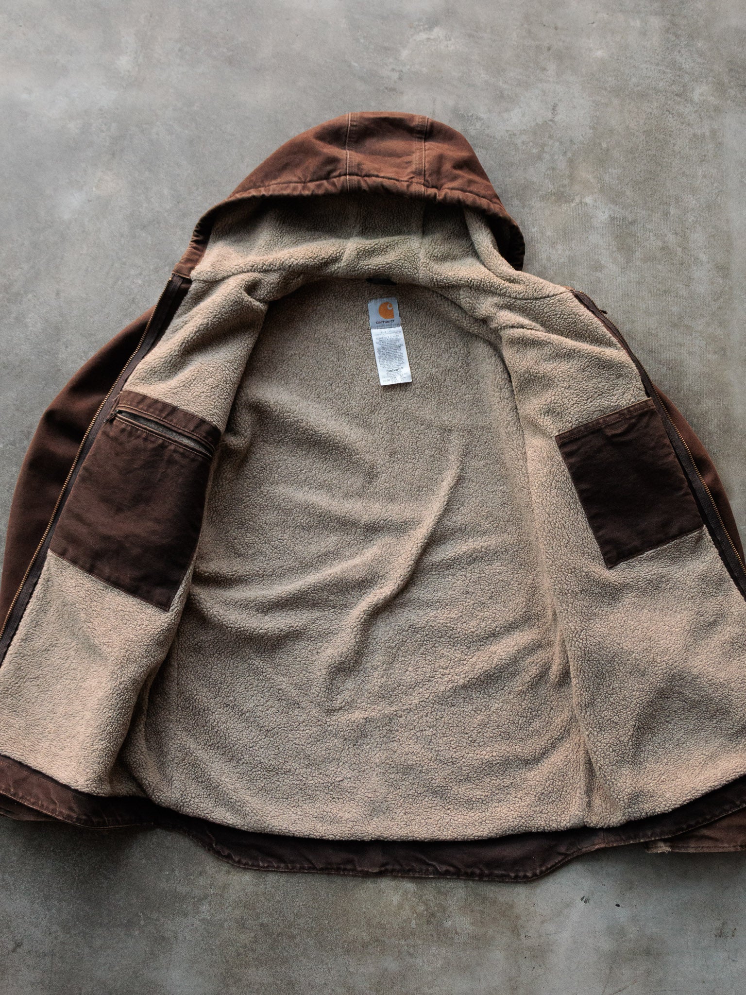 Vintage 2009 Carhartt J141 DKB 'Dark Brown' Sierra Jacket (L)