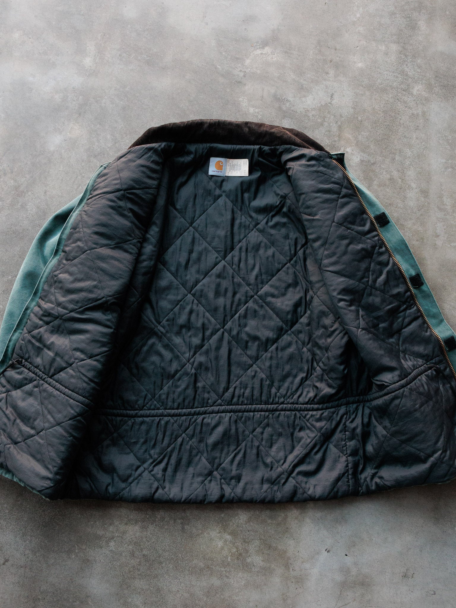 Vintage 1998 Carhartt C26 HTG 'Hunter Green' Traditional Coat (XL)