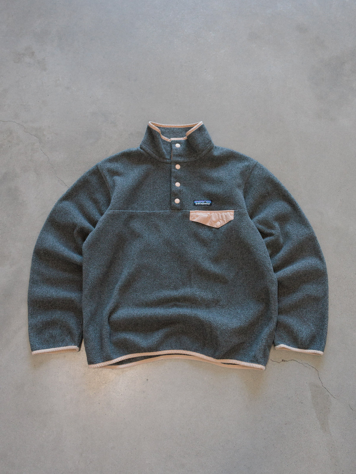 Grey Patagonia Fleece Sweatshirt (XS)