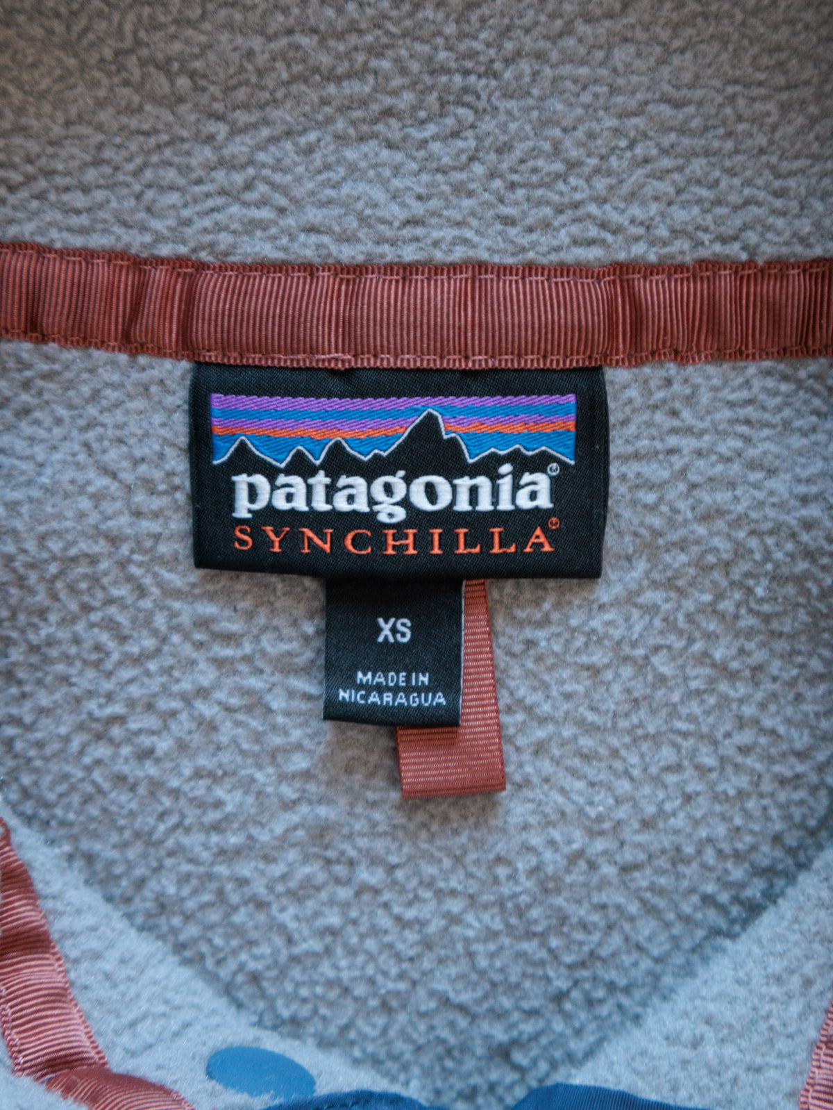 Vintage Grey Patagonia Synchilla Fleece Quarter Zip (XS)