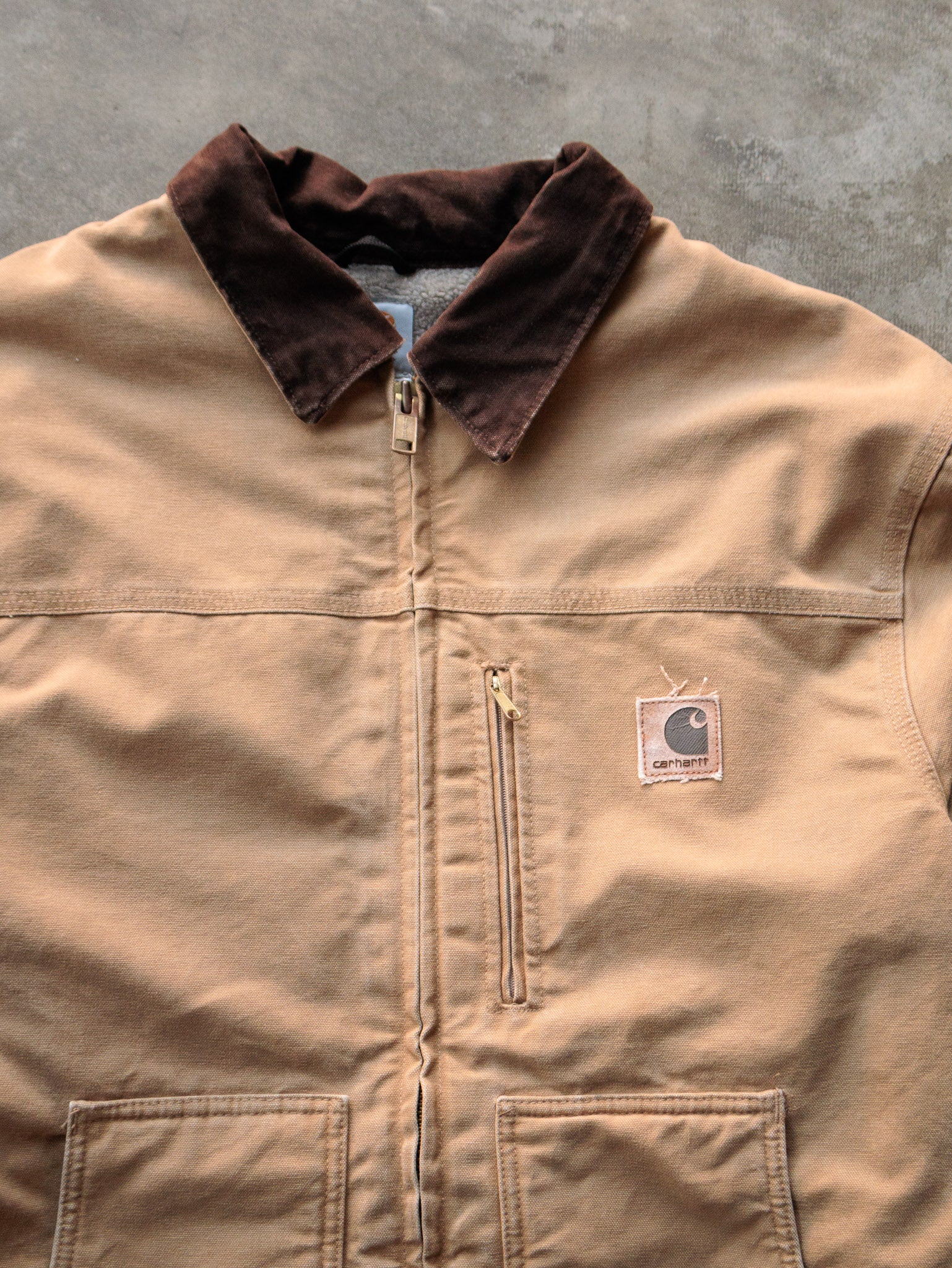 Vintage 2005 Carhartt C81 'Camel' Ridge Coat (XL)