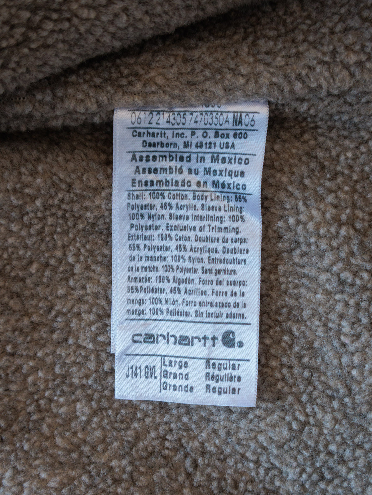 Vintage Carhartt J141 GVL 'Gravel' Sierra Jacket (L)
