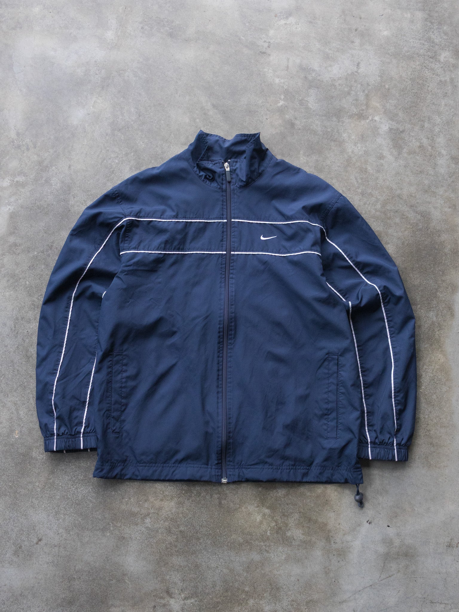 Vintage 00s Navy Nike Windbreaker Jacket (M)