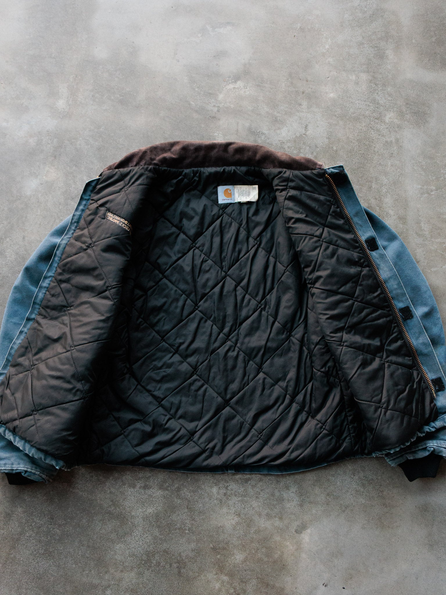 Vintage 1999 Carhartt J22 BLU 'Blue Sandstone' Traditional Jacket (XL)