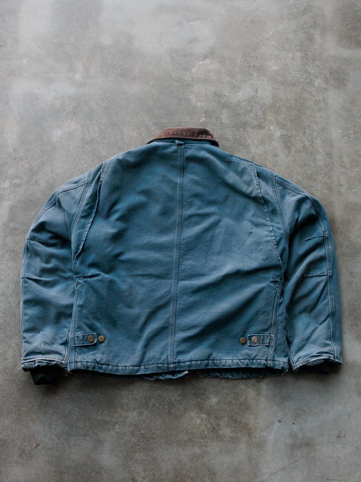 Vintage 1999 Carhartt J22 BLU 'Blue Sandstone' Traditional Jacket (XL)