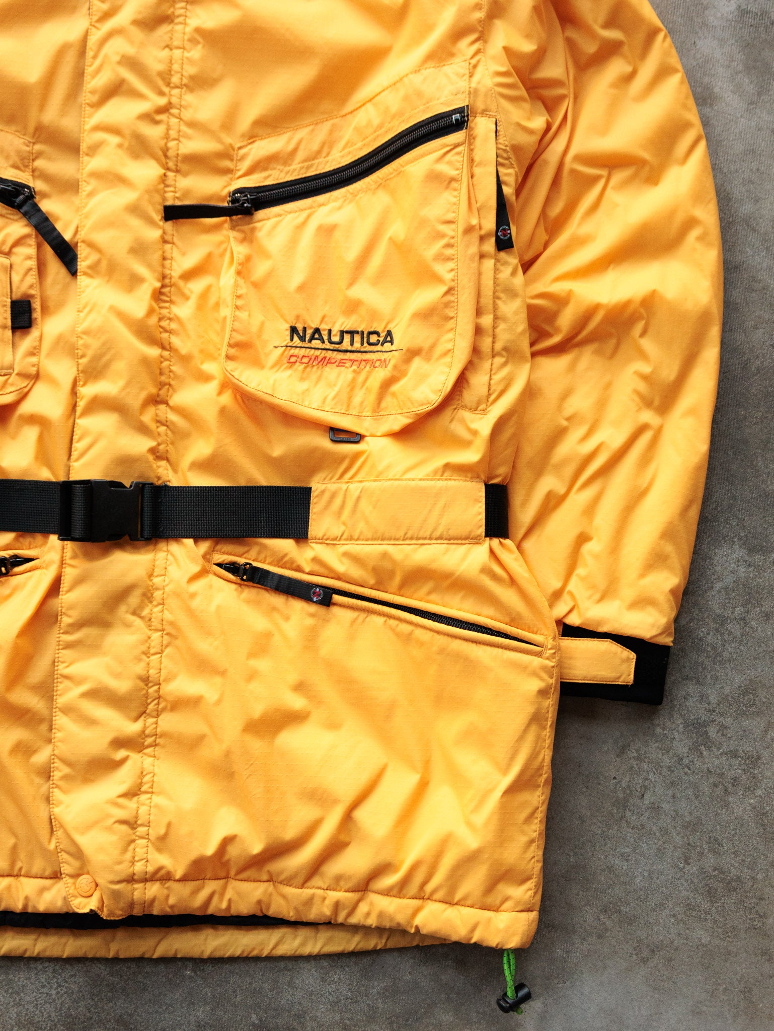 Vintage 90s Nautica Competition Technical Sailing Parka Jacket (L)