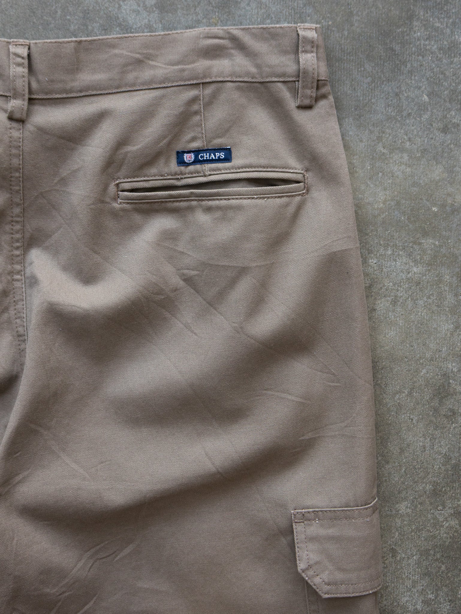 Vintage 00s Brown Chaps Ralph Lauren Cargo Shorts (W34)