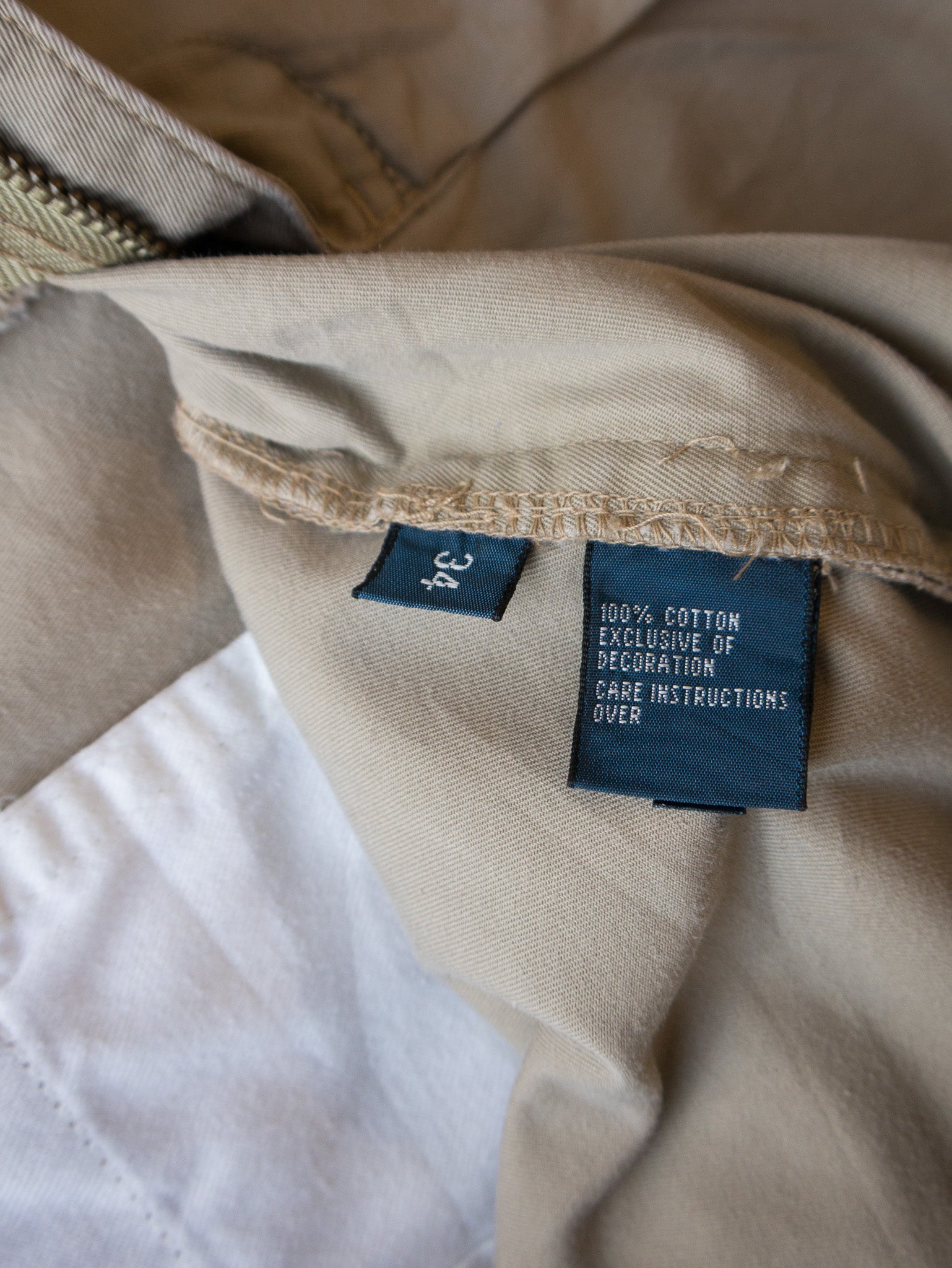 Vintage 90s Tan Polo Ralph Lauren Chino Shorts (W34)