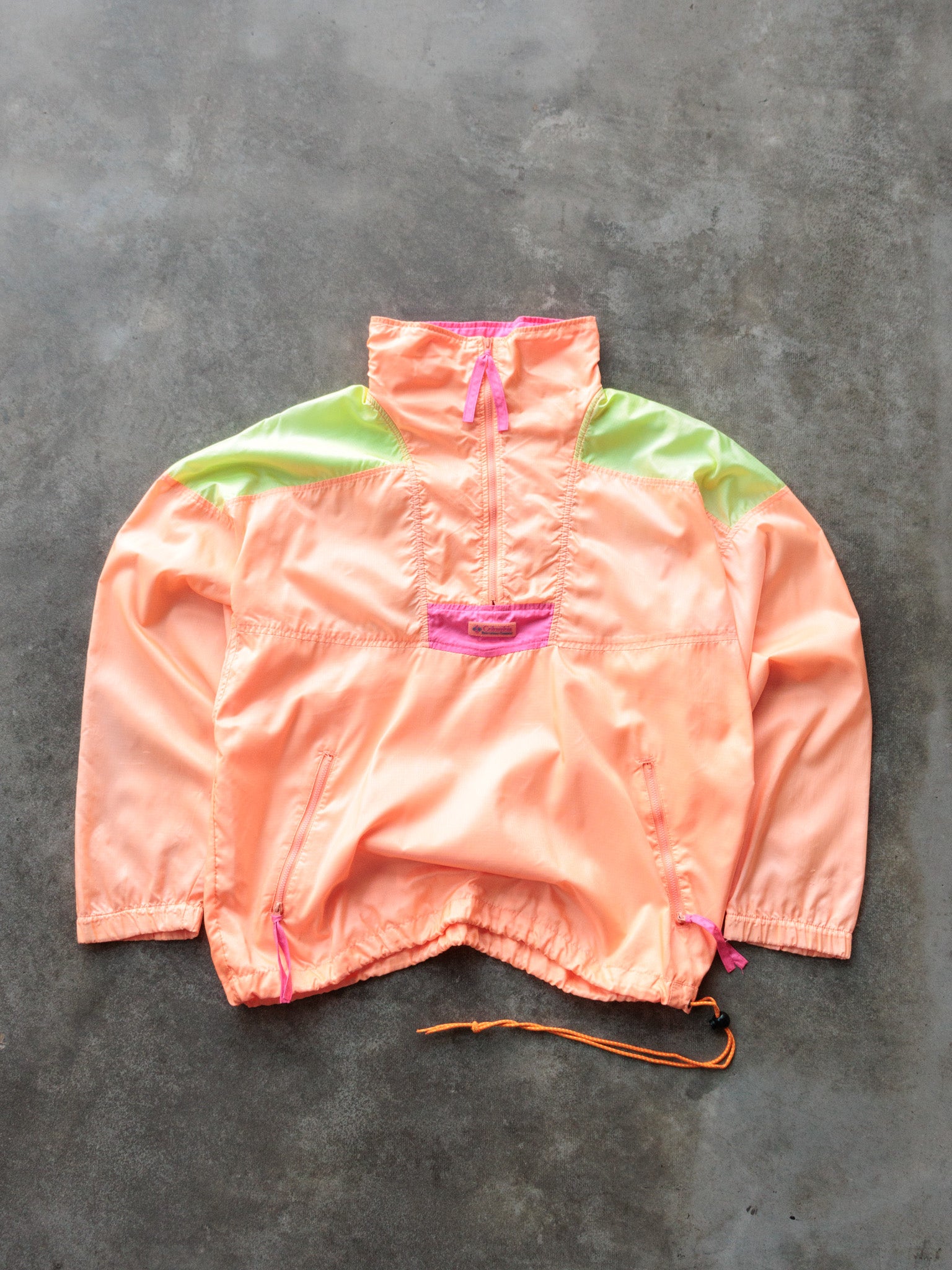 Vintage 90s Neon Columbia Jacket (Women's L)