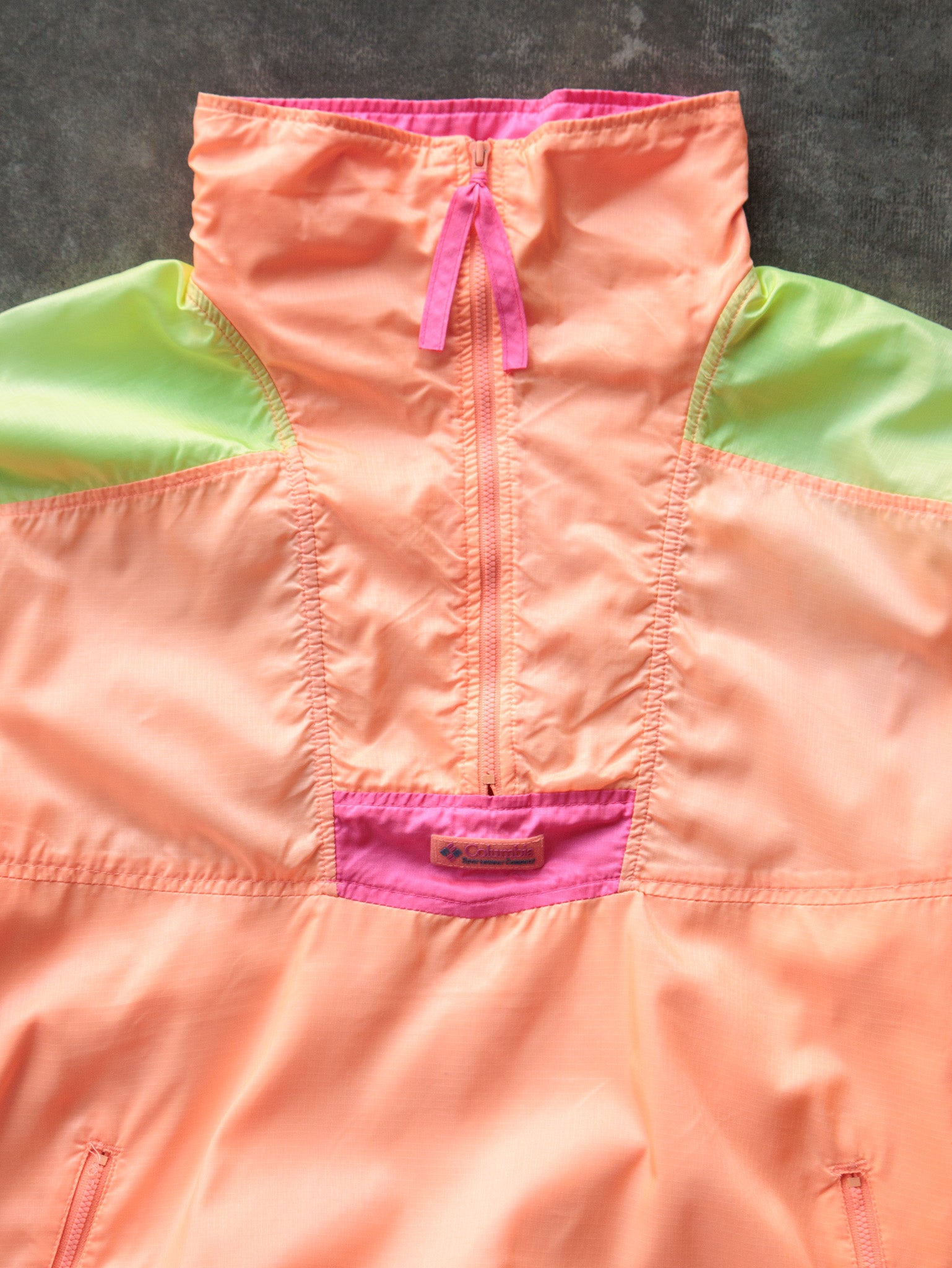 Vintage 90s Neon Columbia Jacket (Women's L)
