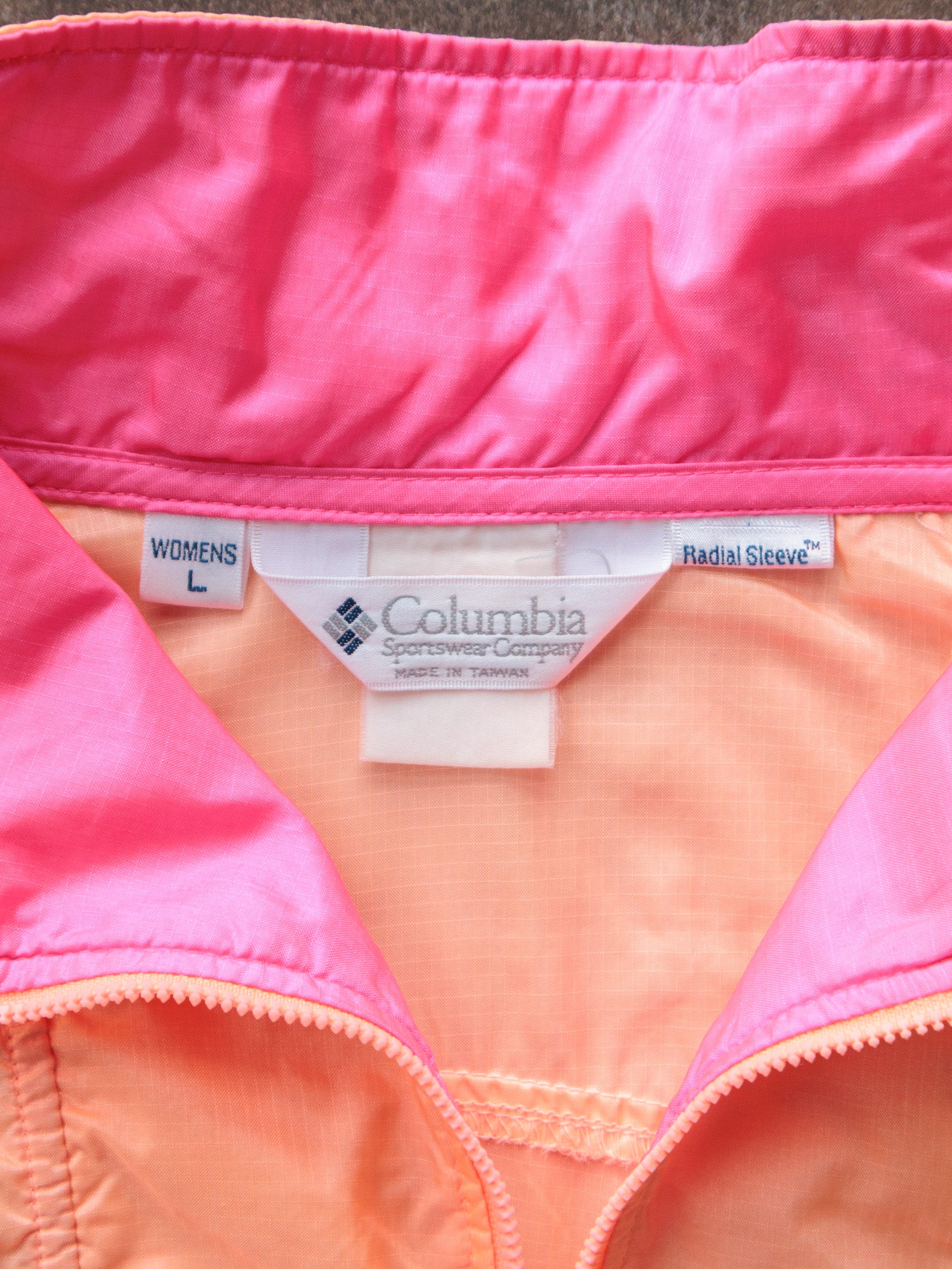 Vintage 90s Neon Columbia Jacket (Women's L)