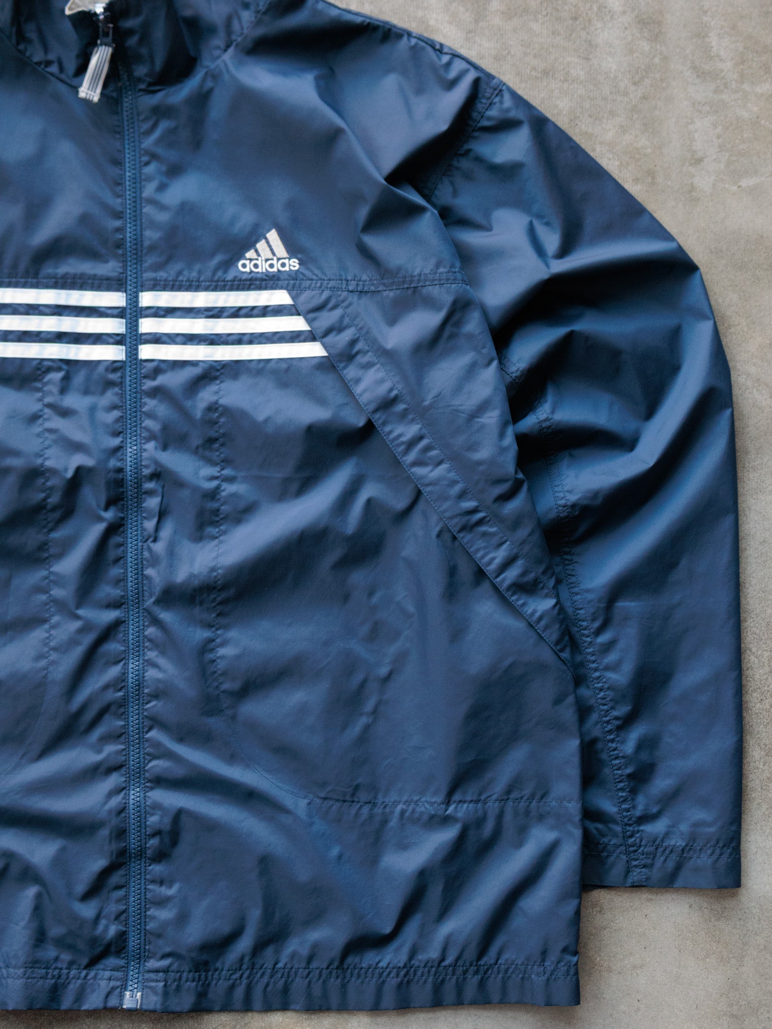 Vintage 00s Navy Adidas Track Jacket (L)