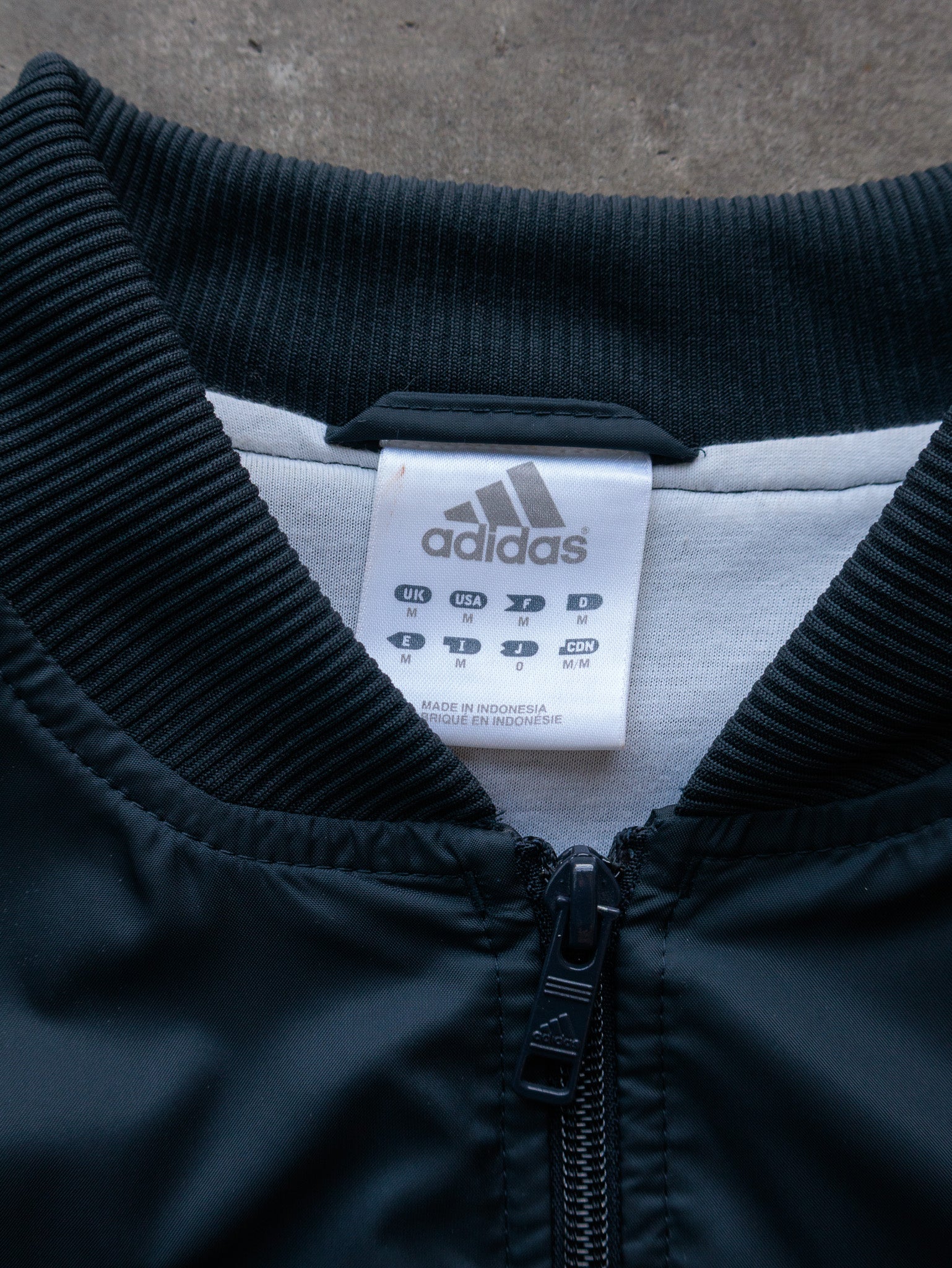 Vintage 00s Black Adidas Track Jacket (M)