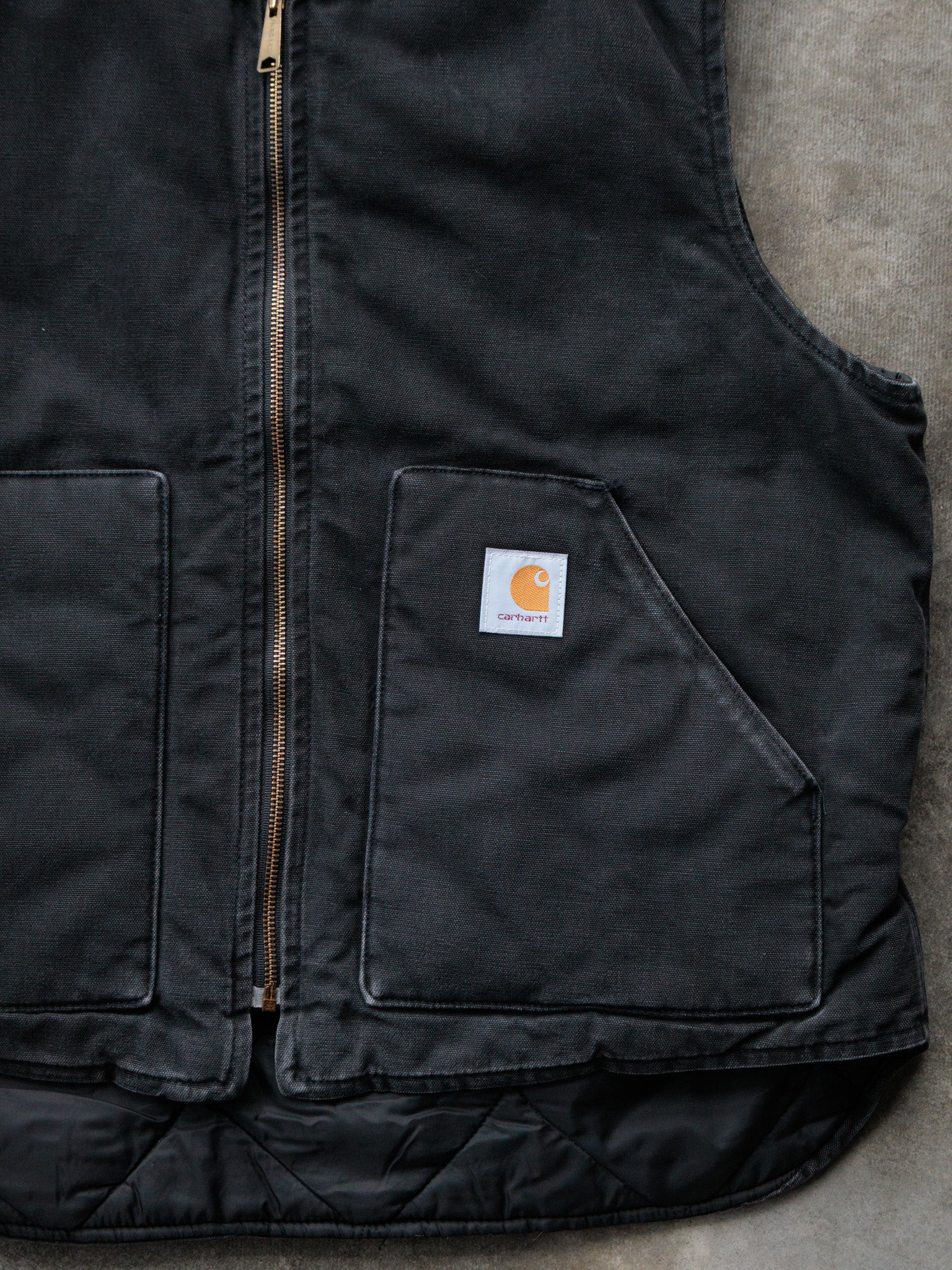 Vintage Black Carhartt Vest (-)