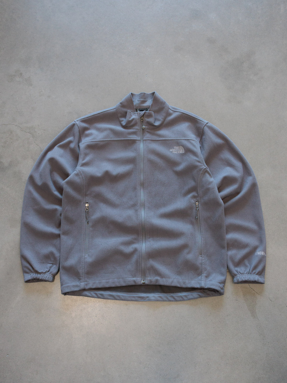 Vintage Grey The North Face Windwall Fleece Jacket (-)