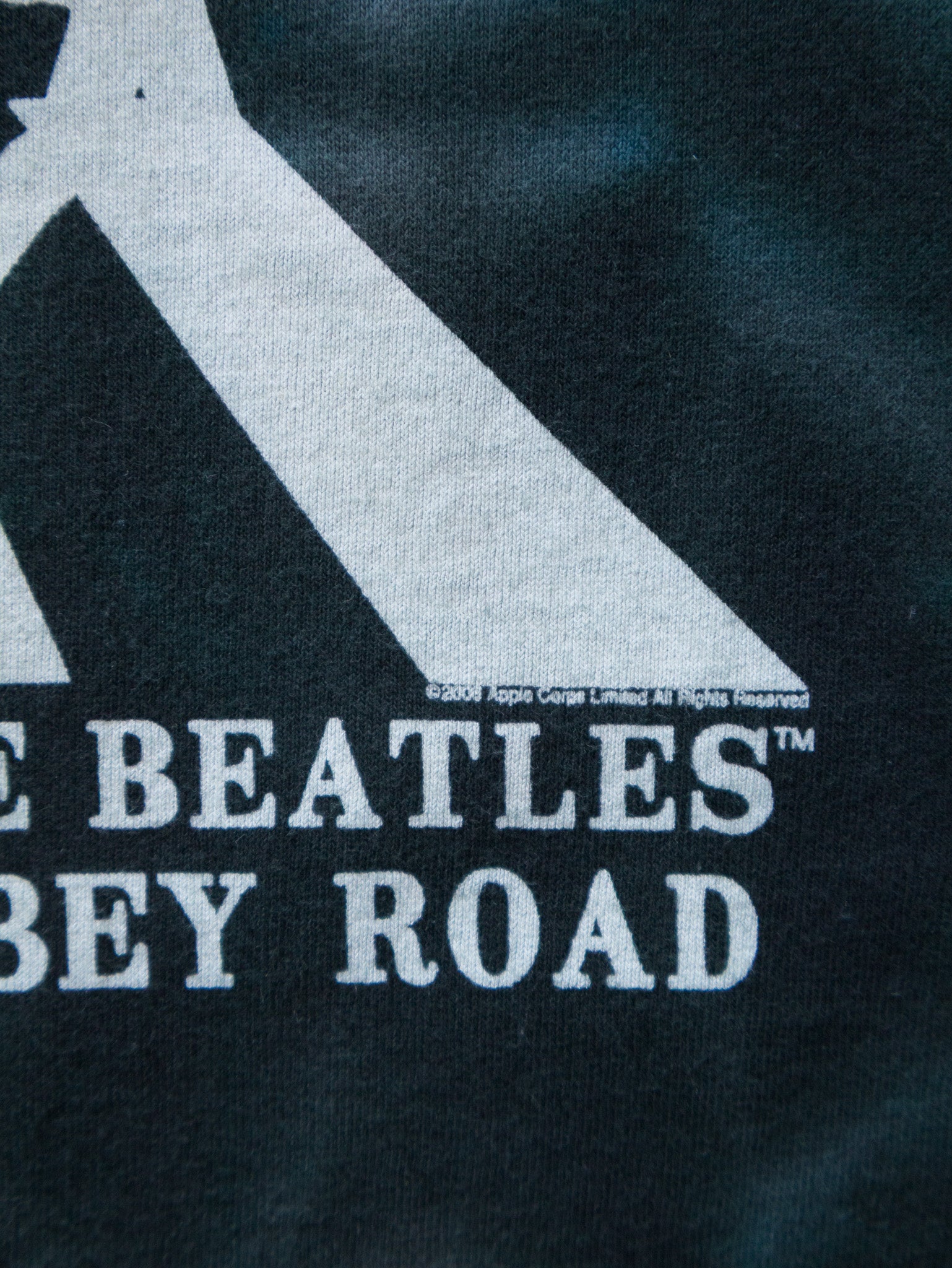 Vintage The Beatles Abbey Road Tie-Dye Tee (M)