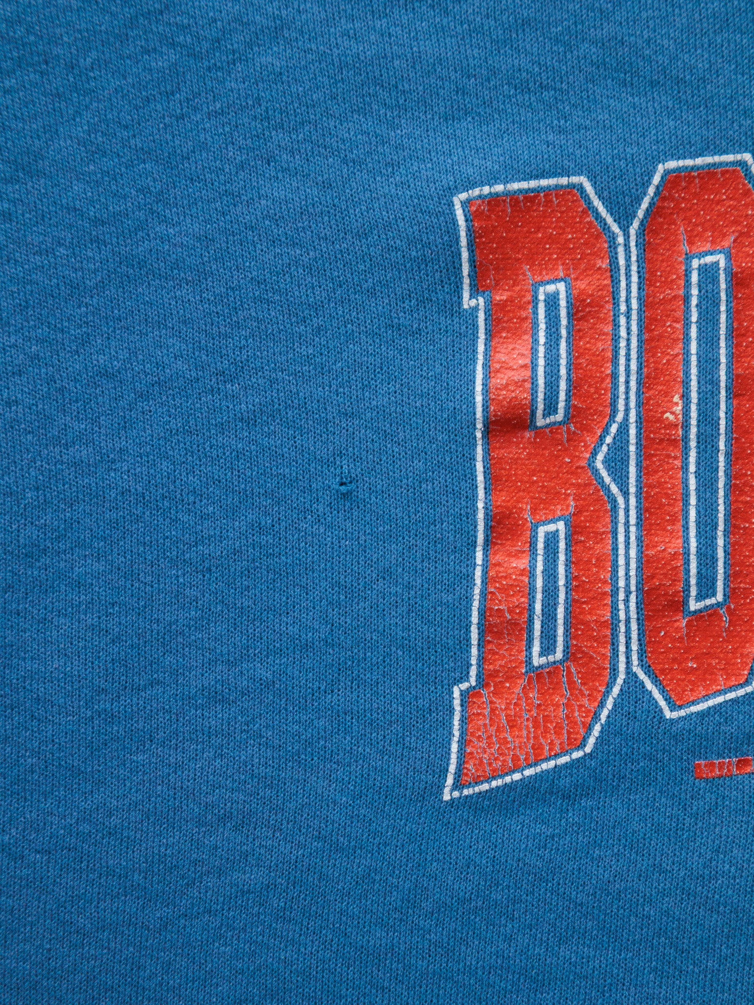 Vintage 90s Blue Boise State Broncos Sweatshirt (XL)