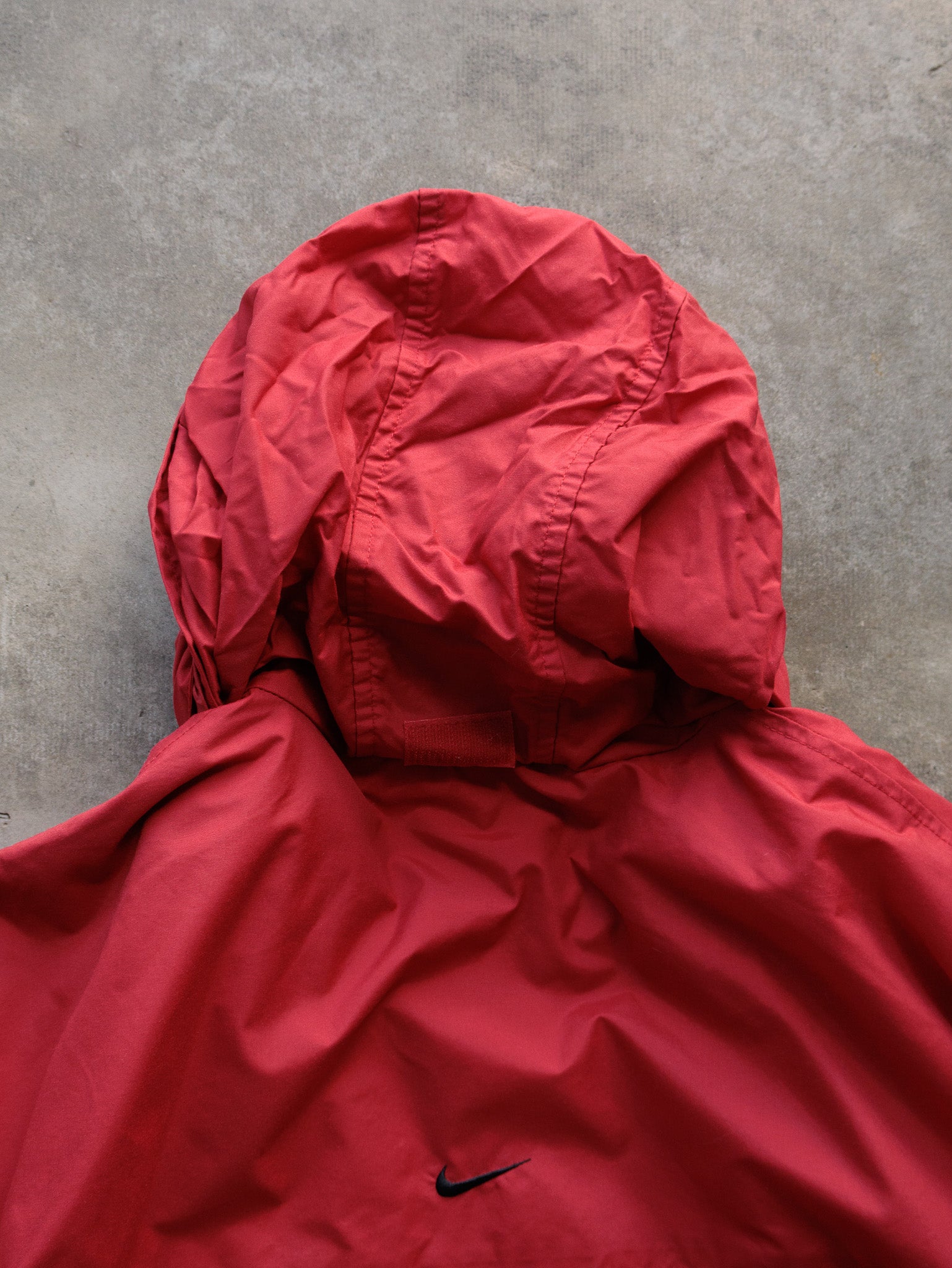 Vintage 00s Red Nike Colourblock Windbreaker (XL)