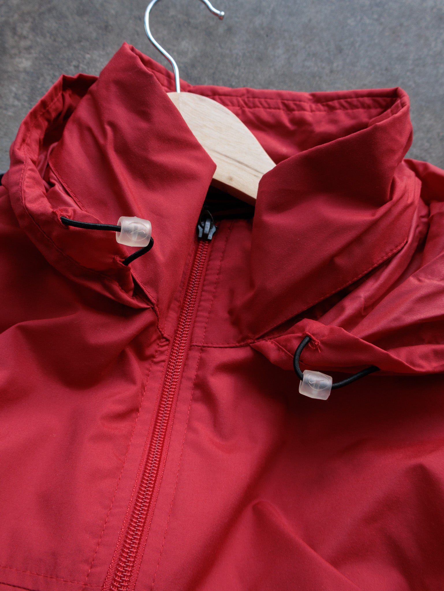 Vintage 00s Red Nike Colourblock Windbreaker (XL)