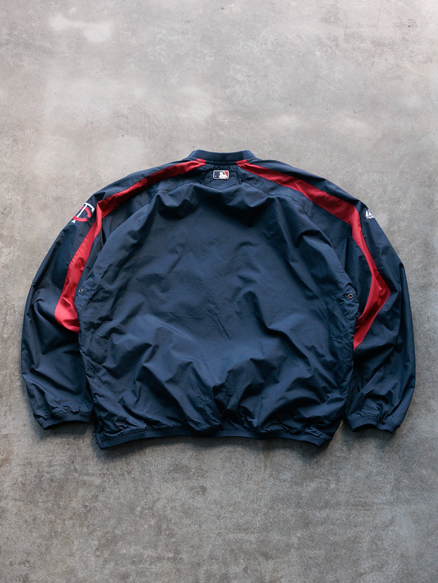 Vintage 00s Navy Majestic Minnesota Twins Track Jacket (L)