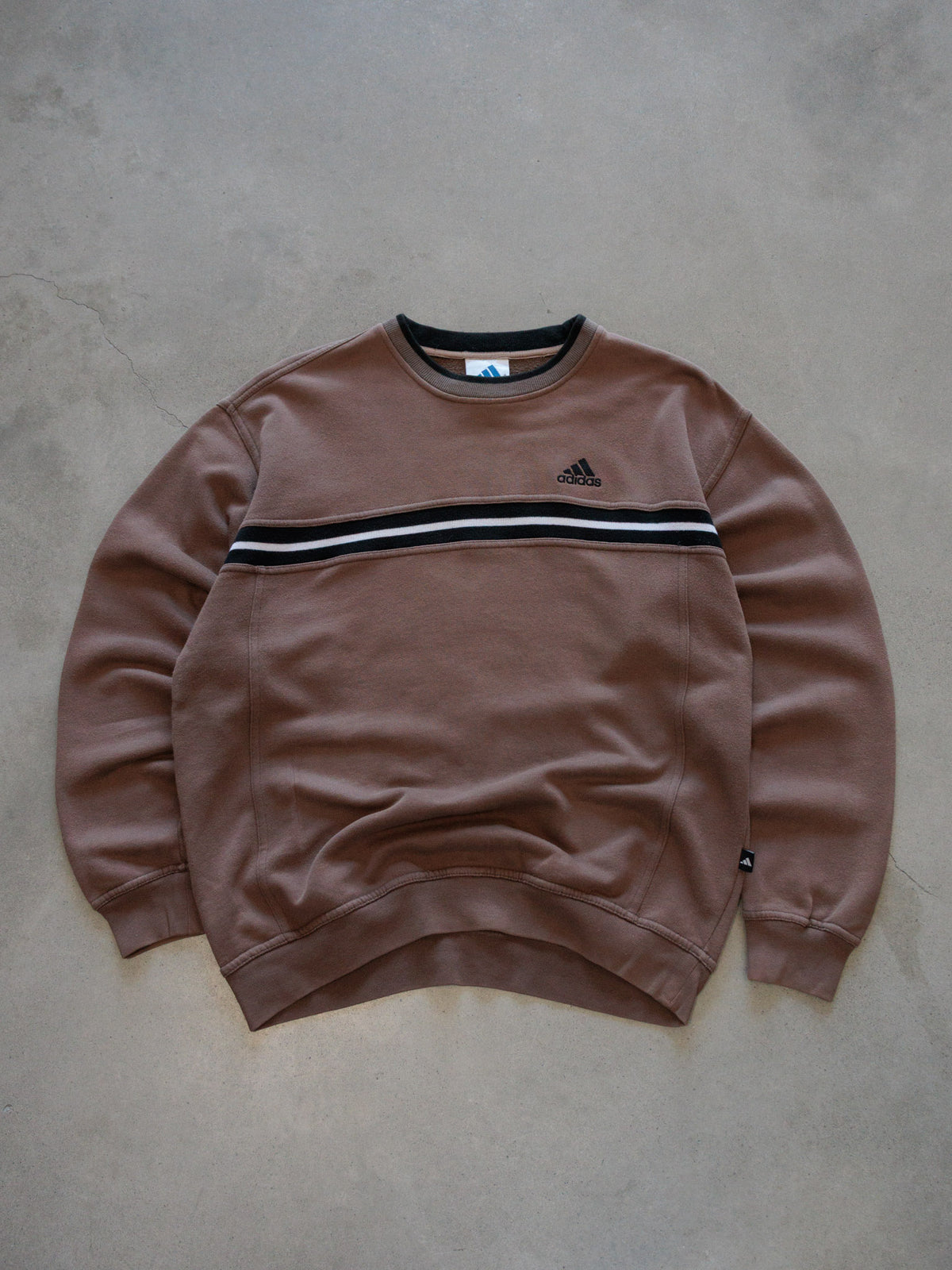 Vintage 00s Brown Adidas Sweatshirt (S)