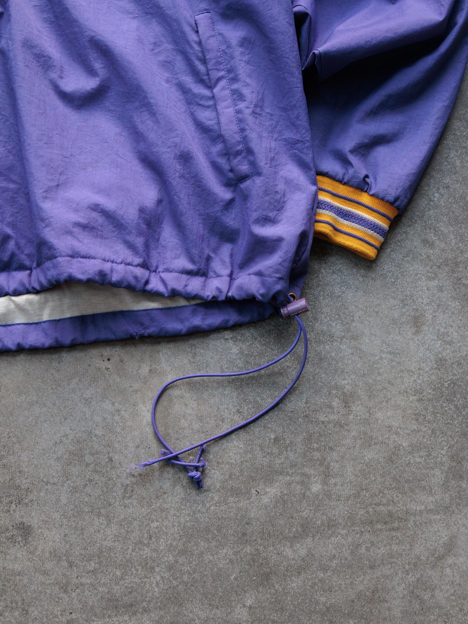Vintage 90s Purple Champion Washington Pullover Jacket (L)