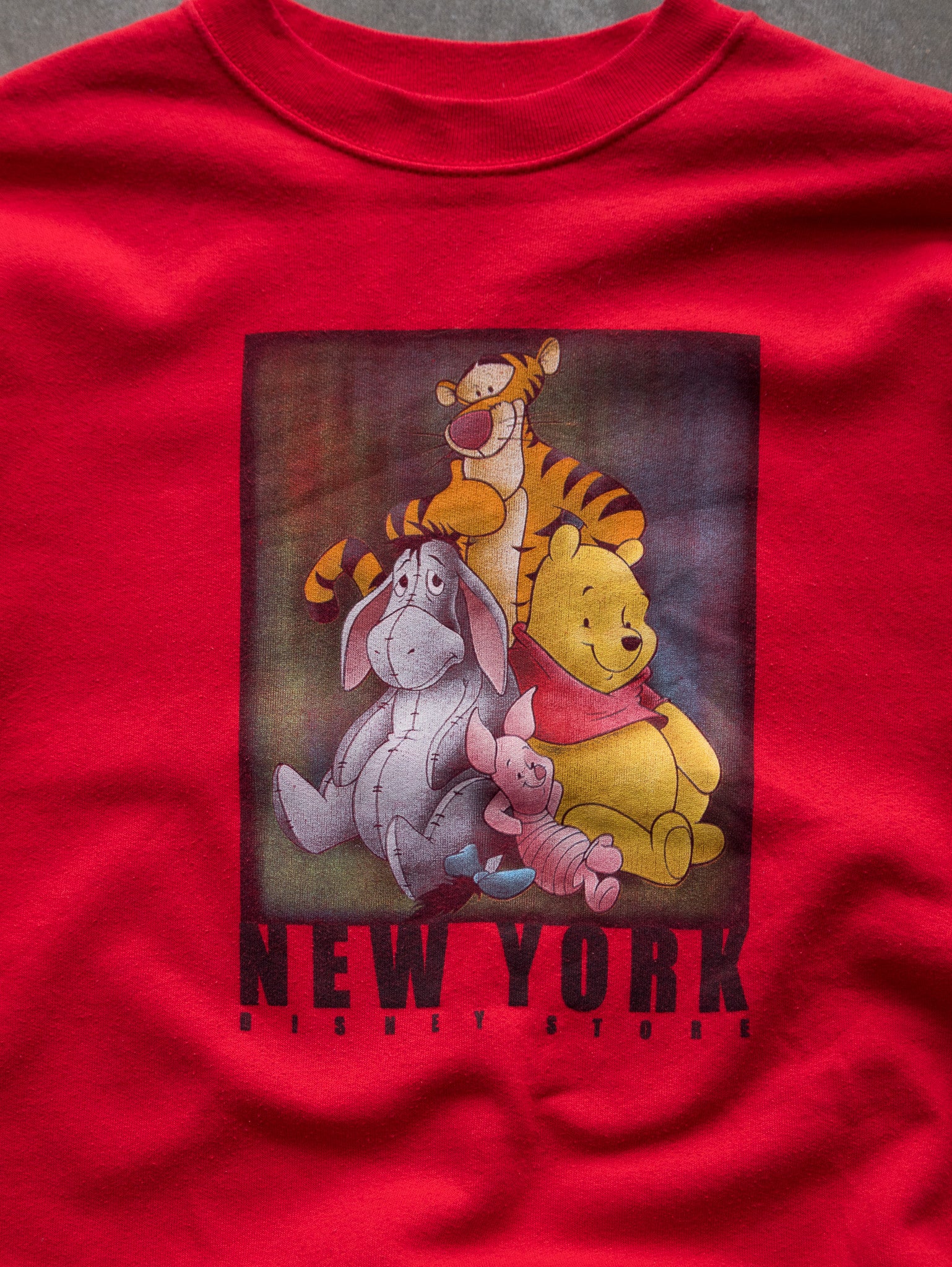 Vintage 90s New York Disney Store Pooh & Friends Sweatshirt (XL)